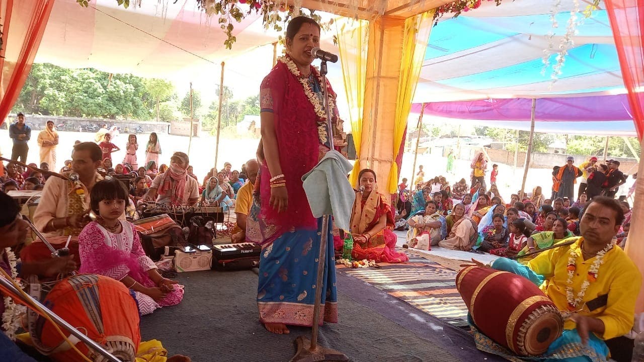 गोपालपुर में आयोजित हरिनाम संकीर्तन का समापन