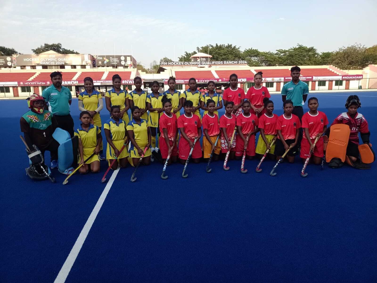 हॉकी रांची लीग में गुमला ने हुलहुंडू को हराया