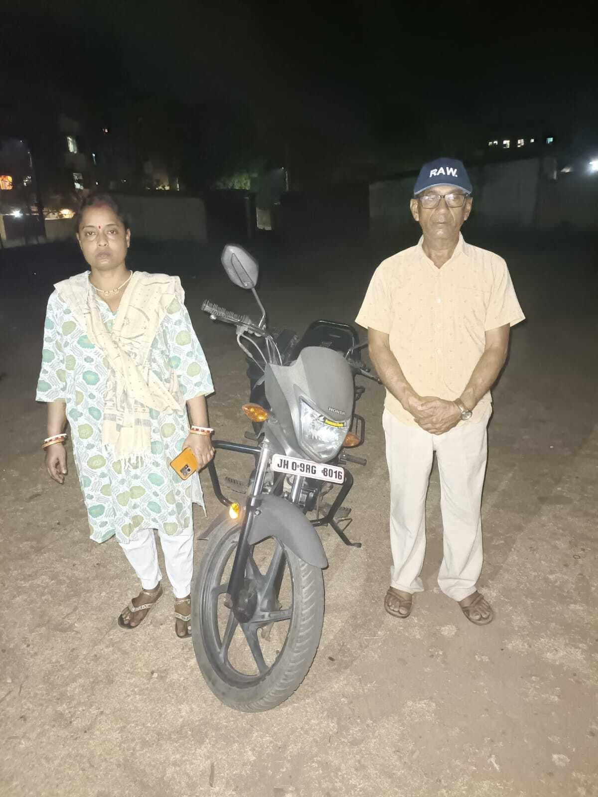 हरला इंस्पेक्टर की सक्रियता से गायब बाइक तुरंत बरामद