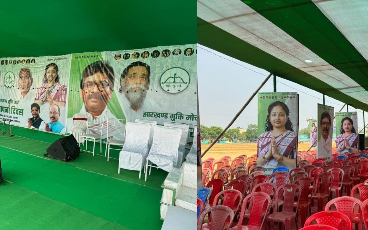 हजारीबाग का तापमान 36 डिग्री के पार, कड़कती धूप में कल्पना सोरेन को सुनने पहुंचे हजारों लोग