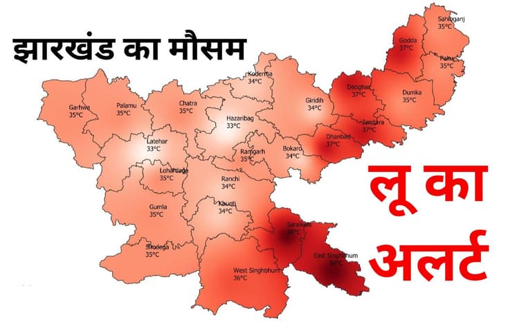 Jharkhand Weather: 10 जून तक झारखंड के 16 जिलों में HEAT WAVE की चेतावनी, IMD ने जारी किया अलर्ट