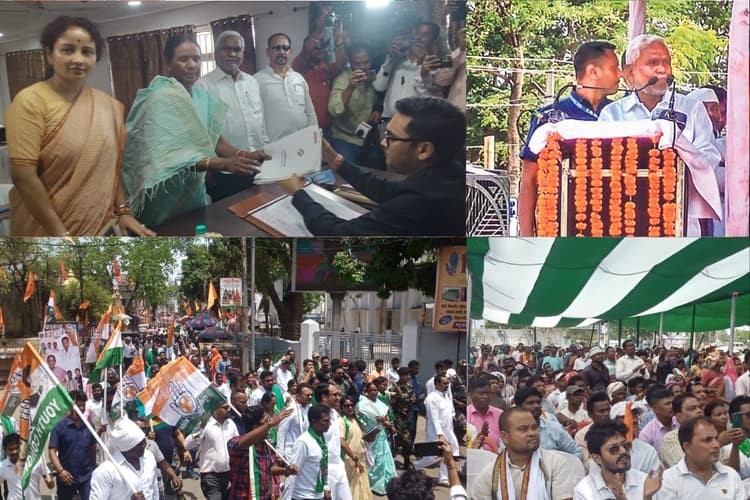 झारखंड की सिंहभूम लोकसभा सीट से जोबा माझी ने किया नामांकन, सीएम चंपाई सोरेन बोले-केंद्र से बीजेपी को उखाड़ फेंकने का लें संकल्प