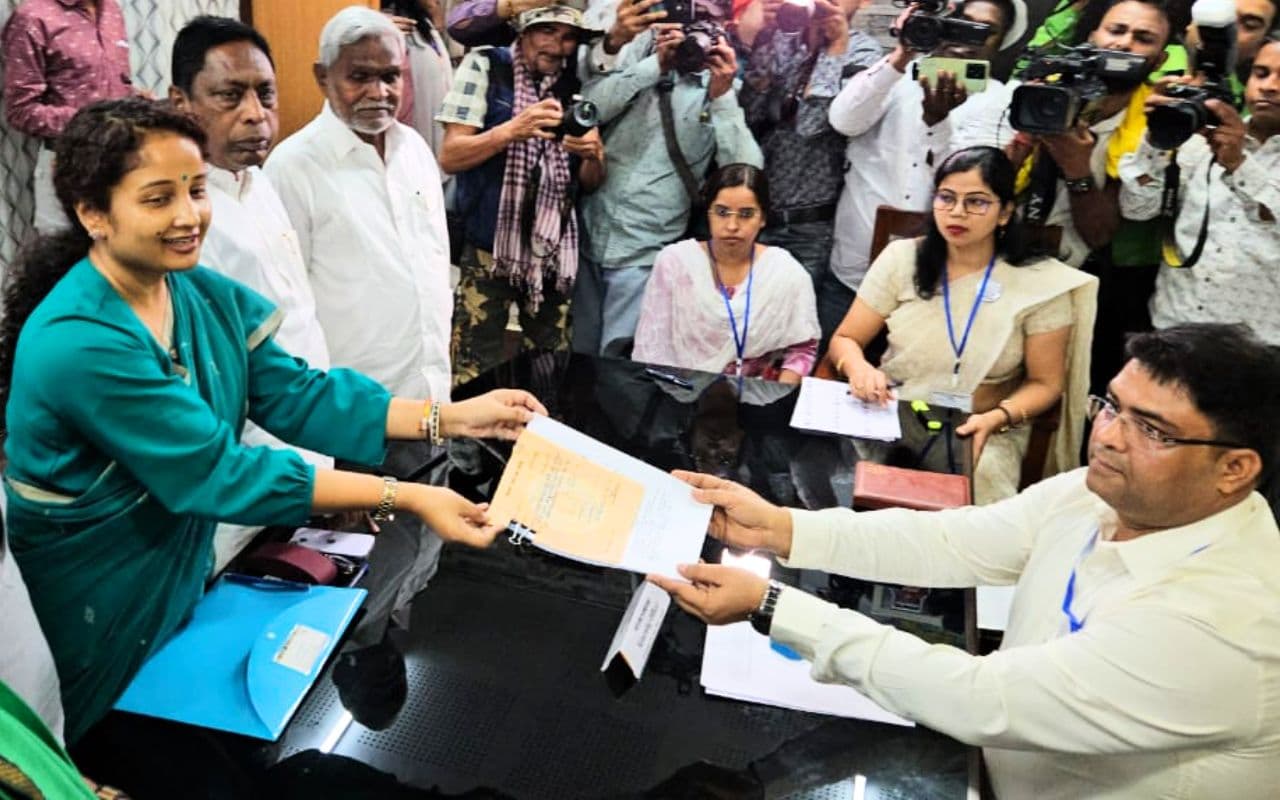 kalpana soren nomination gandey assembly by-election kalpana soren nomination gandey assembly by-election