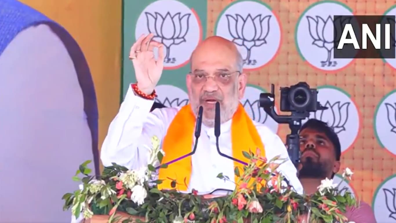 Amit Shah Chhattisgarh: नक्सल प्रभावित कोरबा में अमित शाह की रैली, कोरोना टीका पर राहुल गांधी को घेरा