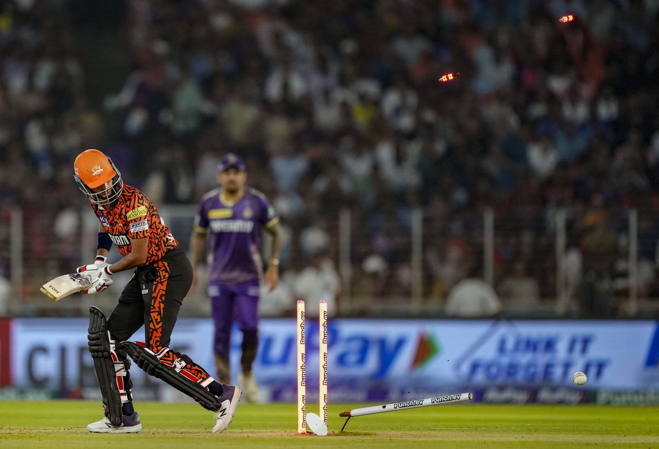 KKR vs SRH IPL 2024 Qualifier 1: केकेआर की घातक गेंदबाजी, हैदराबाद 159 पर ऑल आउट