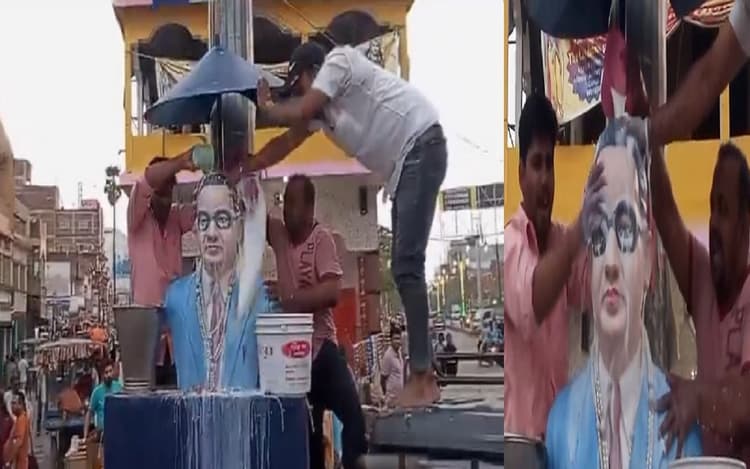 बिहार: माल्यार्पण के बाद अंबेडकर की प्रतिमा धोने के विवाद में चिराग ने राजद-कांग्रेस को घेरा, लगाए ये आरोप..