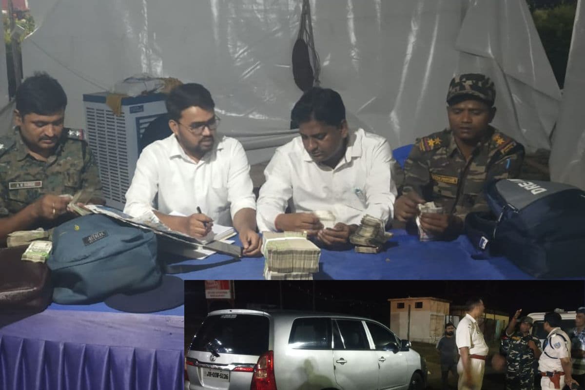 लोकसभा चुनाव 2024: रांची के ओरमांझी में कार से मिले 45.90 लाख रुपए, तीन हिरासत में