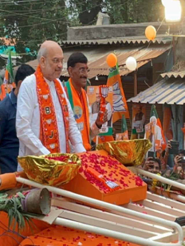 Lok Sabha Election 2024 : रांची में गृह मंत्री अमित शाह ने किया भव्य रोड शो