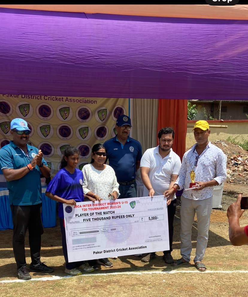 अंडर 15 महिला क्रिकेट टूर्नामेंट में धनबाद ने रामगढ़ को हराया