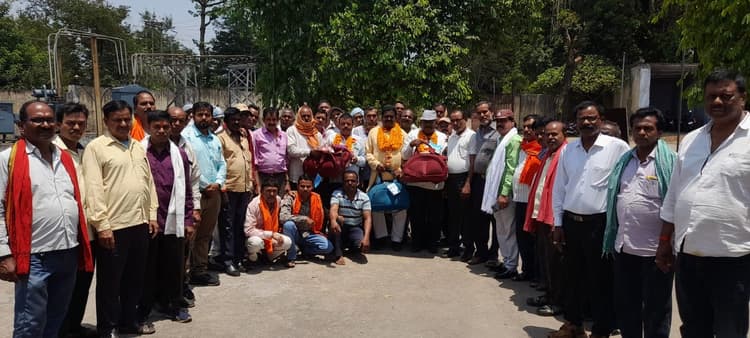 करगली फिल्टर प्लांट के तीन सेवानिवृत्त कर्मियों को दी गयी विदाई