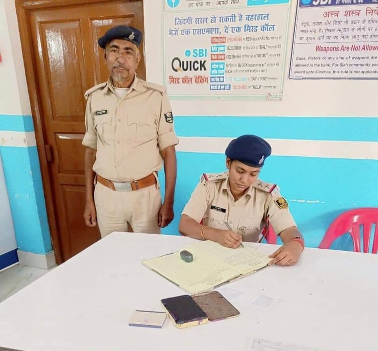 गलगलिया पुलिस ने बैंक शाखों की सुरक्षा व्यवस्था का लिया जायजा