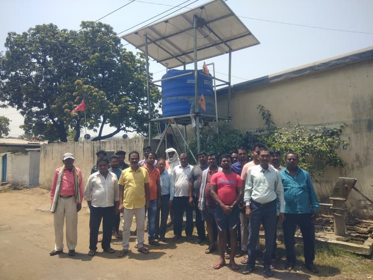 पेयजल समस्या को लेकर दी आंदोलन की चेतावनी