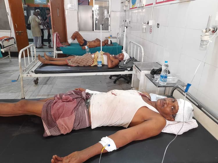 खेत से ट्रैक्टर ले जाने के विवाद में मारपीट, छह लोग जख्मी