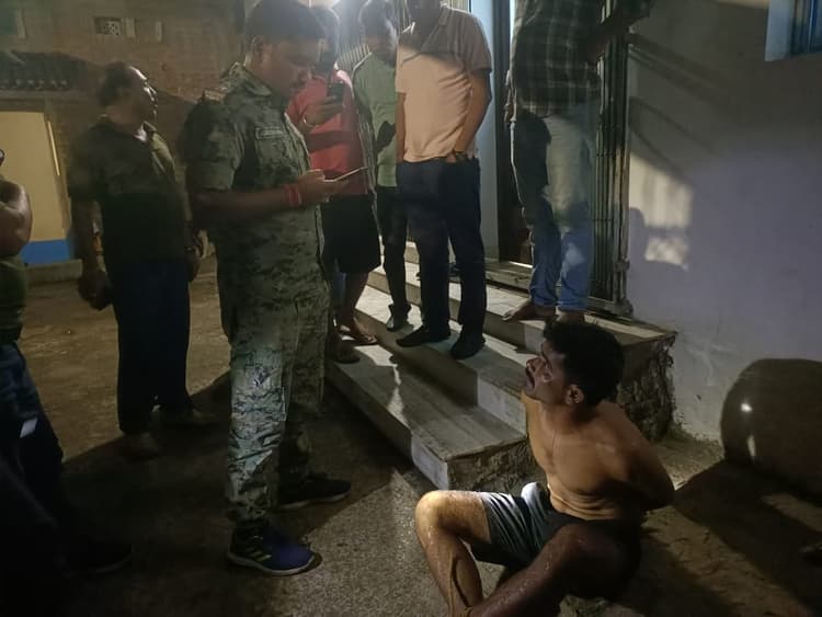 पांच लाख रुपये रंगदारी मांगने आये युवक को लोगों ने पकड़कर किया पुलिस के हवाले, पिस्तौल बरामद