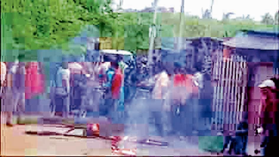 संदेशखाली : गिरफ्तार भाजपा कार्यकर्ताओं की रिहाई की मांग को लेकर प्रदर्शन, पुलिस ने किया लाठीचार्ज