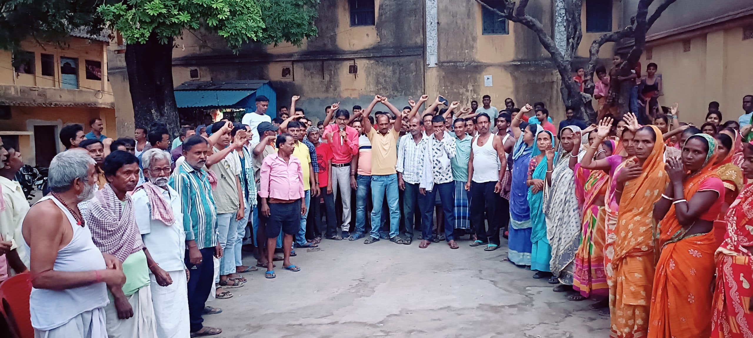 सिंदरी बस्ती के लोगों ने वोट बहिष्कार का किया एलान