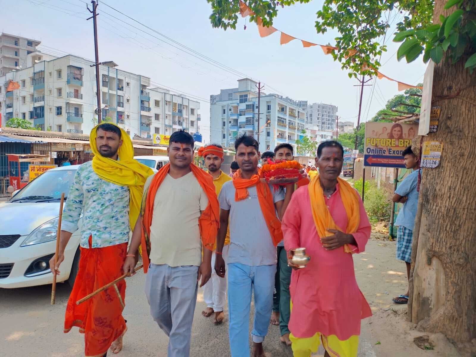 अरगोड़ा मंडा पूजा:नगर भ्रमण कर रहे हैं भोक्ता