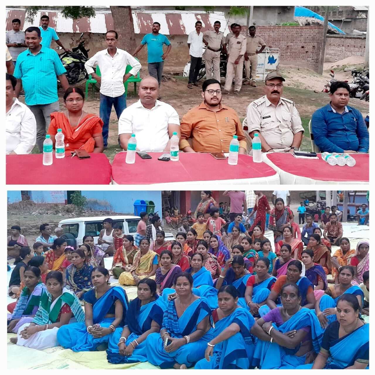 संध्या चौपाल में मतदान के लिए लोगों को किया गया जागरूक