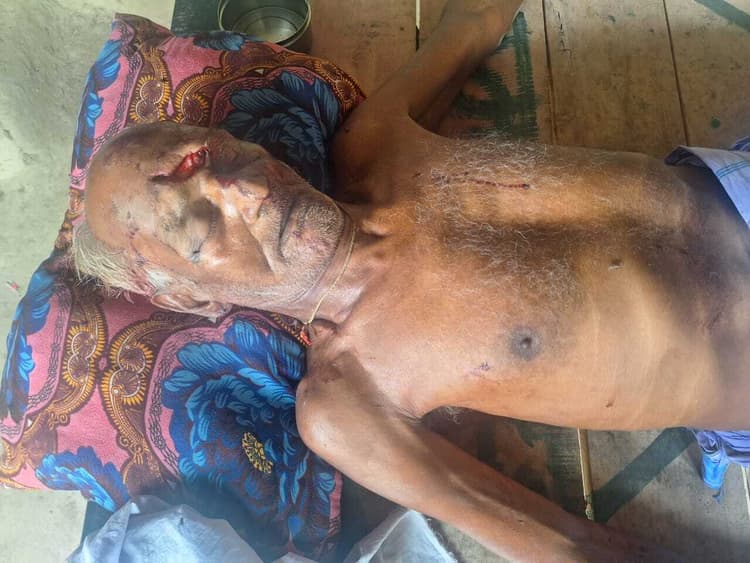 जमीन विवाद में पुत्र ने दबिया से वार कर की पिता की हत्या