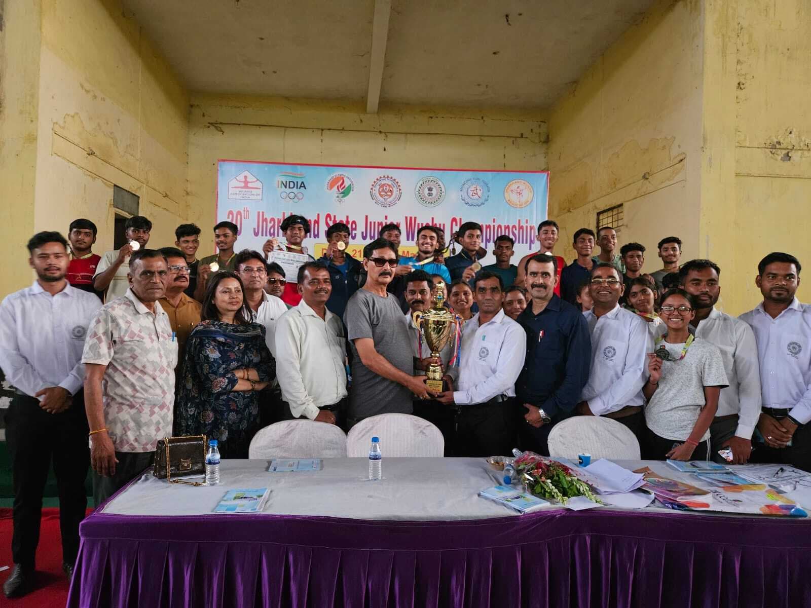 राज्य स्तरीय वुशु में रांची बनी ओवरऑल चैंपियन