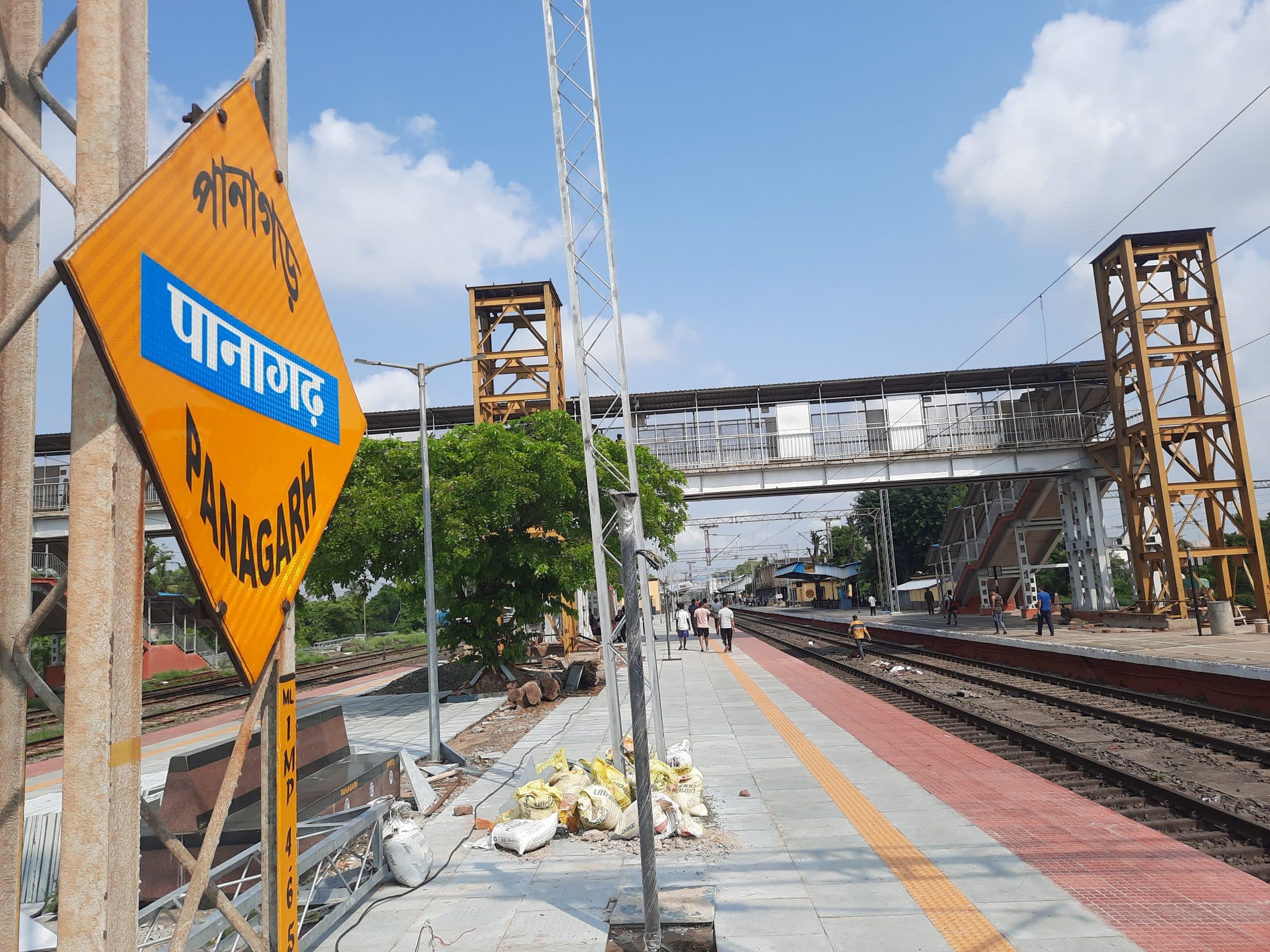 पानागढ़ स्टेशन के पास रेल पटरी पर मिला वृद्ध का शव