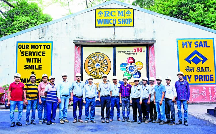 आरएसपी : आरसीएम विभाग ने कन्वेयर बेल्ट के सुरक्षा उपायों को बढ़ाया