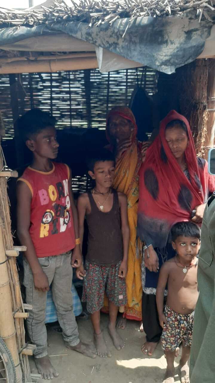 दूसरों के लिए इमारत खड़ी करने गये मजदूरों का खुद उजड़ गया आशियाना