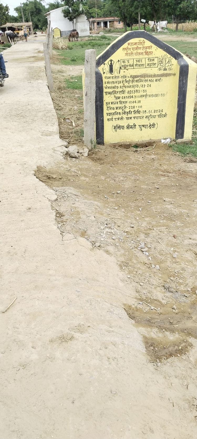 योजना में गड़बड़ी की आयुक्त से की गयी शिकायत