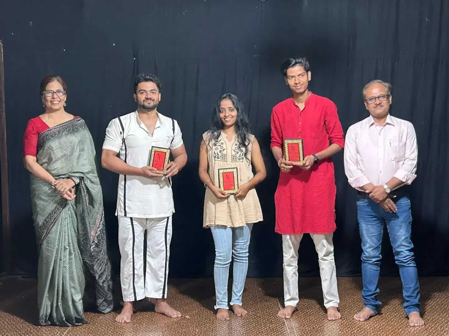 मोनो एक्टिंग कंपीटिशन में अंशु, अमित और प्रिंस बने विजेता