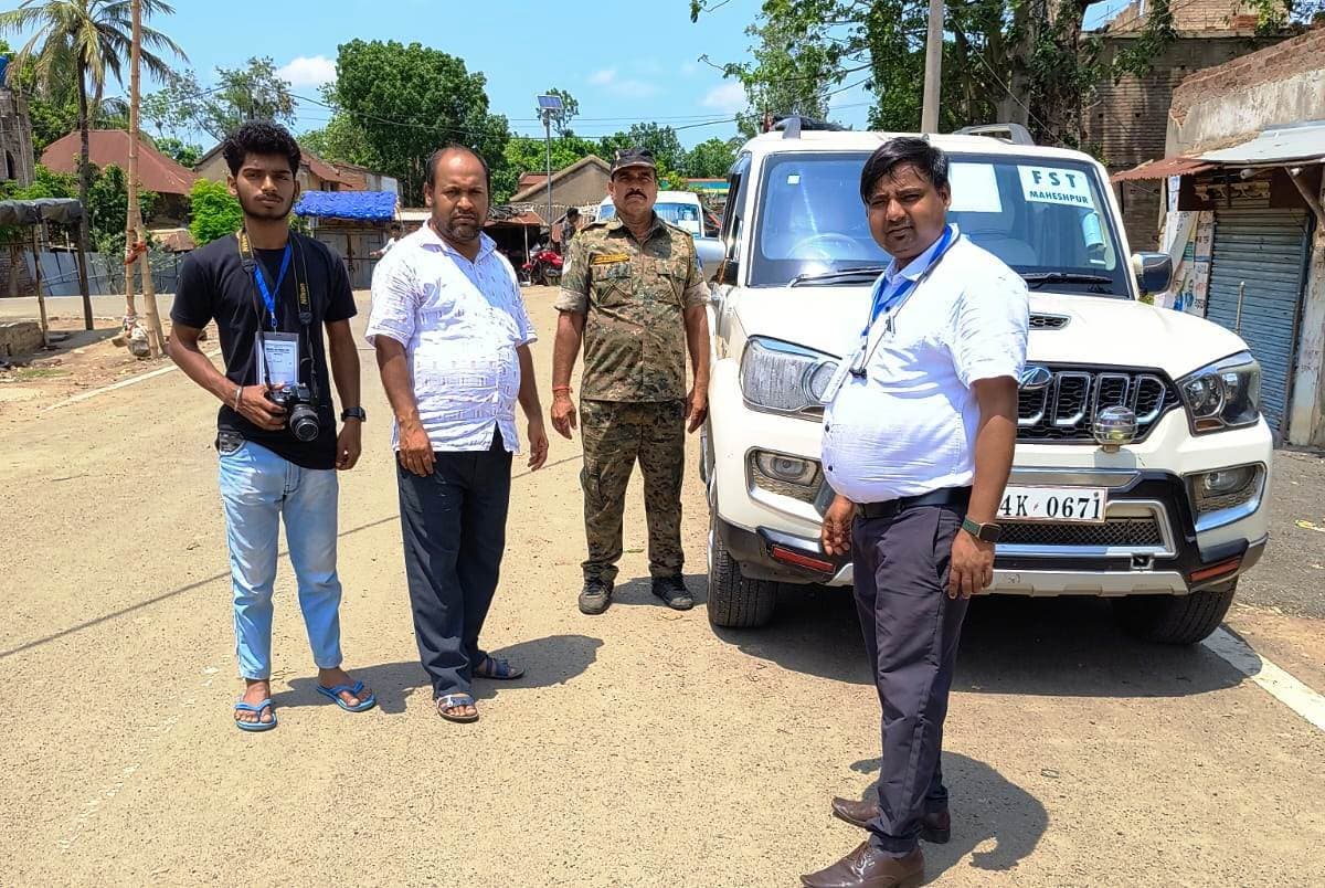 सहायक व्यय प्रेक्षक ने चेकपोस्ट का किया निरीक्षण