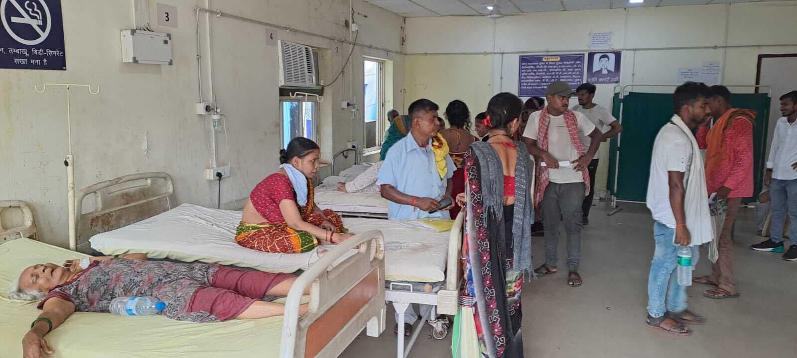 सदर अस्पताल में हीट वेव से पीड़ित पांच नये मरीज भर्ती