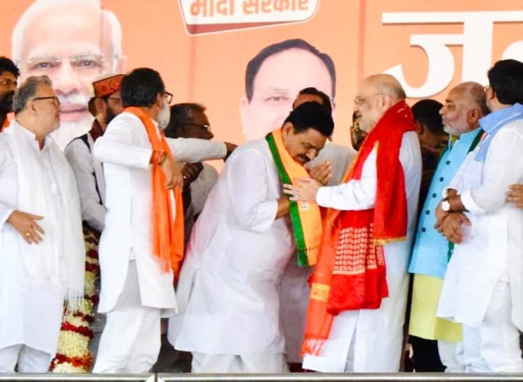 Lok Sabha Election 2024: अमित शाह की मौजूदगी में नारद राय और राम इकबाल सिंह बीजेपी में शामिल