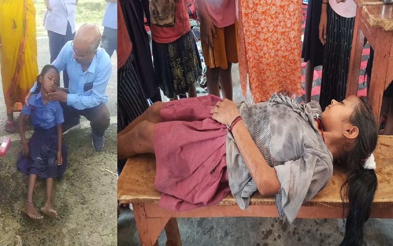 बिहार के स्कूलों में बेहोश होकर गिर रहे बच्चे, किसी के नाक से निकल रहा खून तो कोई क्लास में ही कर रहा उल्टी बिहार के स्कूलों में बेहोश होकर गिर रहे बच्चे, किसी के नाक से निकल रहा खून तो कोई क्लास में ही कर रहा उल्टी
