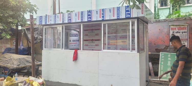 भागलपुर में मौसम की मार से बचेगी ट्रैफिक पुलिस, चौराहों पर पिकेट निर्माण शुरू