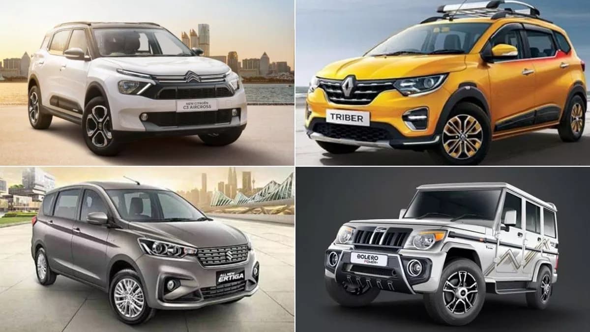 7 Seater Cars : फैमिली पैक फीचर्स के साथ आती है ये कारें, कीमत 12 लाख से कम