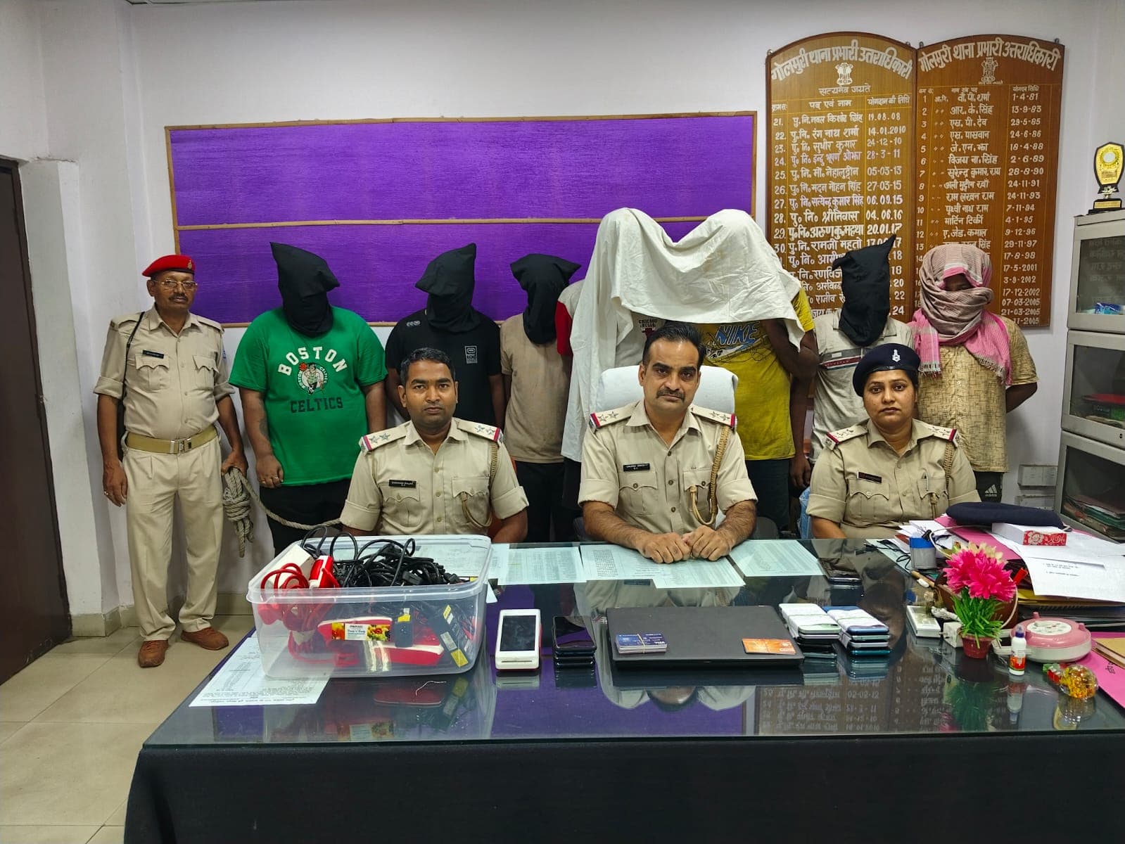 International cyber gang/Jamshedpur: गोलमुरी पुलिस ने अंतरराष्ट्रीय साइबर ठग गिरोह के सात अपराधियों को किया गिरफ्तार