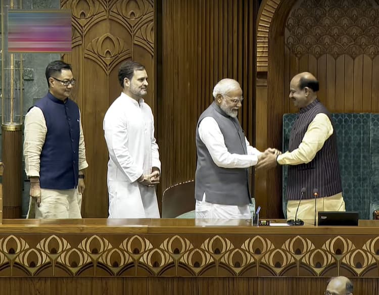 OM Birla 2.0: ओम बिरला फिर चुने गए लोकसभा स्पीकर, आसन तक लेकर गये पीएम मोदी और राहुल गांधी