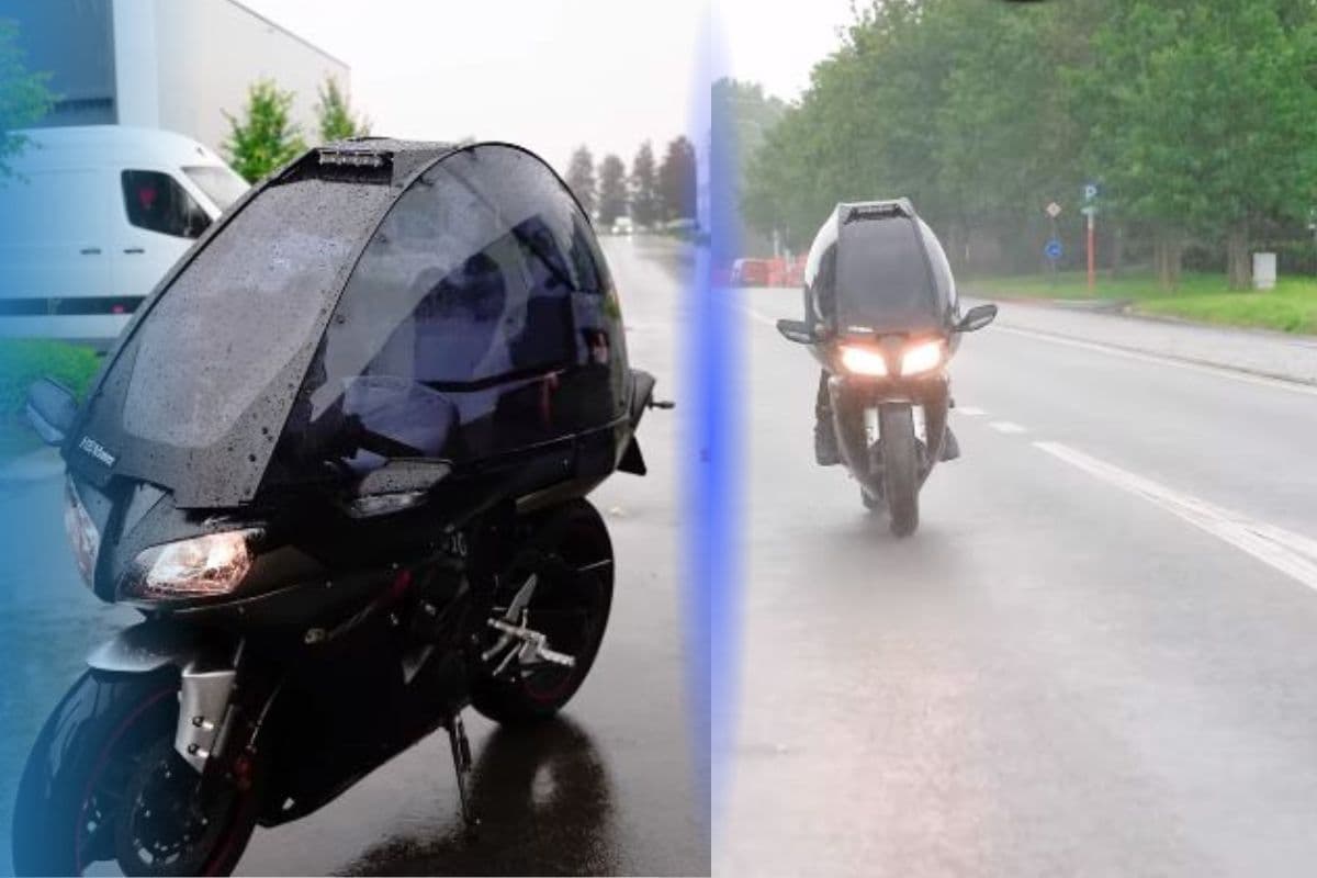 Viral Video: рдмрд╛рд░рд┐рд╢ рдореЗрдВ рдмрдЧреИрд░ рднрд┐рдЧреЛрдП рдСрдлрд┐рд╕ рдкрд╣реБрдВрдЪрд╛рддреА рд╣реИ рдпреЗ 'рдЫрддрд░реА рд╡рд╛рд▓реА рдмрд╛рдЗрдХ'