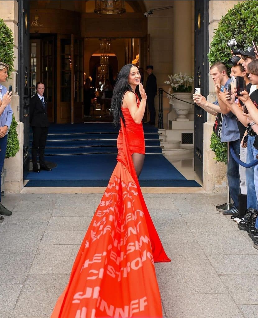 Katy perry in Paris fashion week