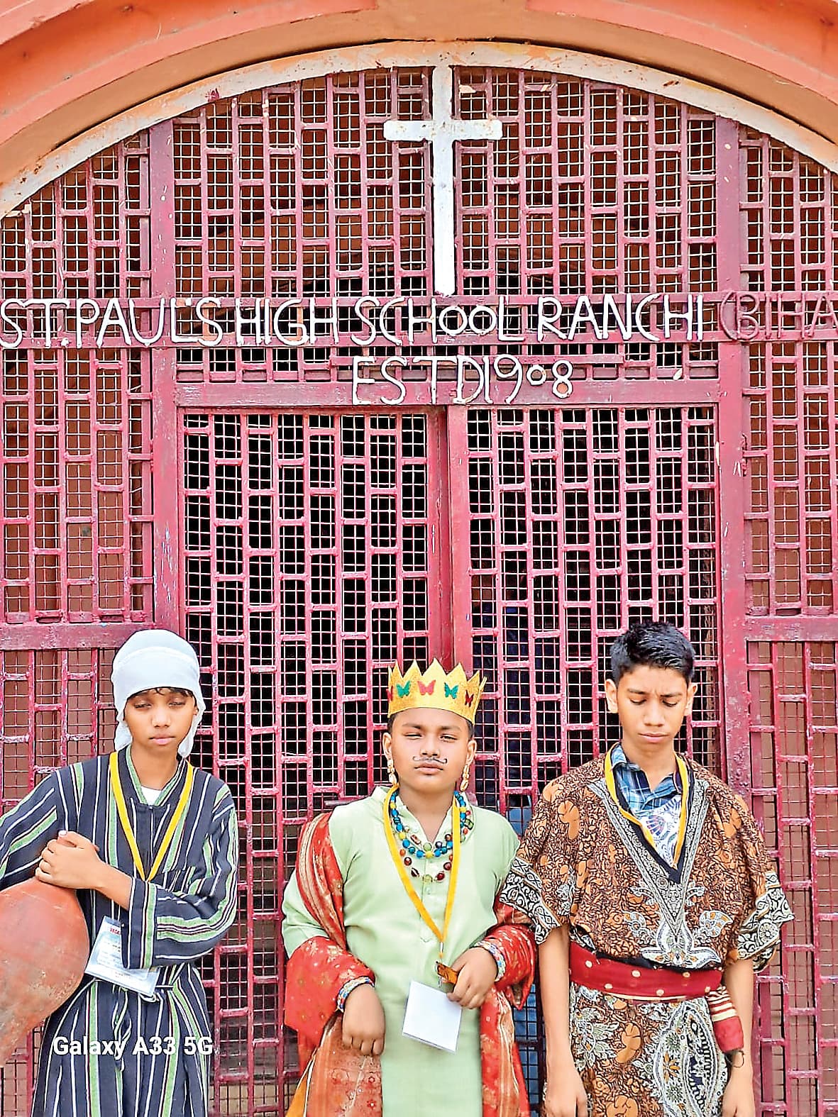 नबी मूसा, सैमसन और दाउद के कैरेक्टर में दिखे बच्चे