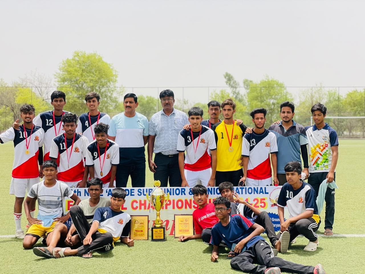 झारखंड की टीम बनी उपविजेतता