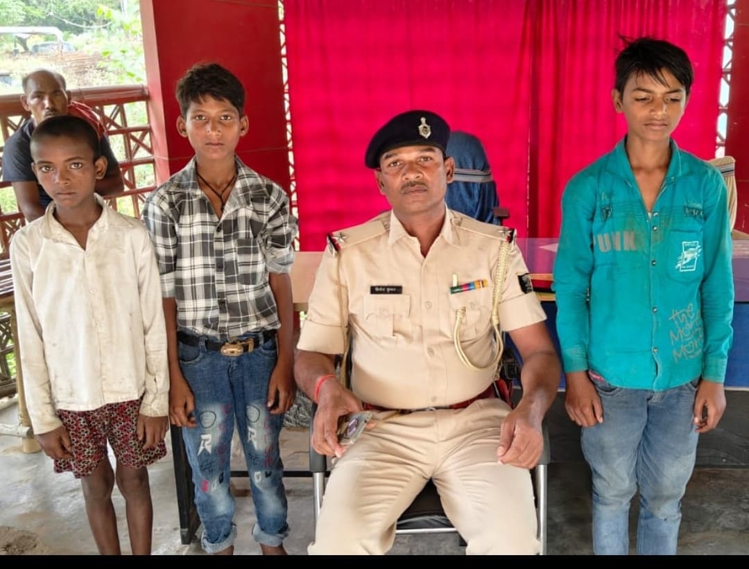 भवानीपुर के विभिन्न गांवों से गायब चार बच्चे बरामद