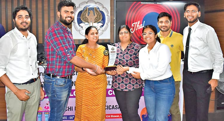 सीए स्टूडेंट्स नेशनल टैलेंट सर्च प्रतियोगिता में हरिषिता बनीं विजेता