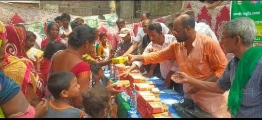 राजद महानगर ने मनाया लालू प्रसाद का जन्मदिन