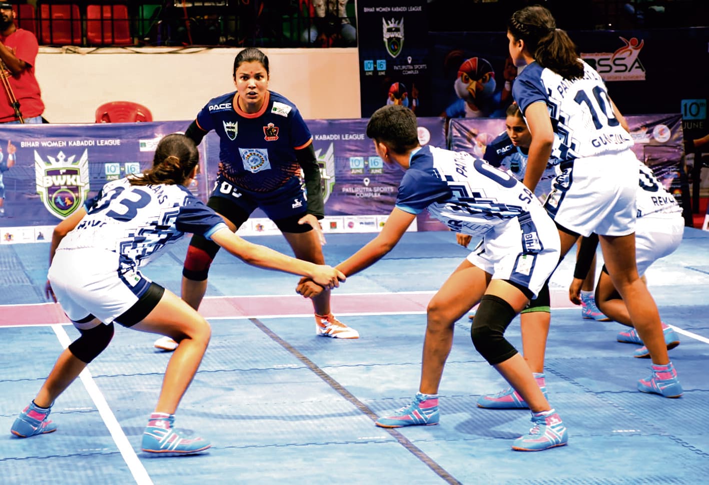 वीमेंस कबड्डी लीग में सारण, सीवान, नालंदा और पटना ने दर्ज की जीत