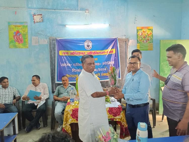 केदला-दनिया रेल लाइन के विस्तार को ले ग्राम सभा