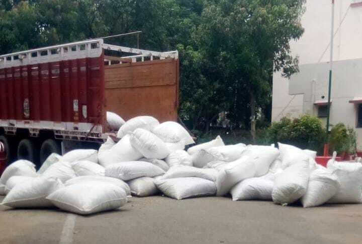 नामकुम में ट्रक से एक करोड़ का डोडा जब्त