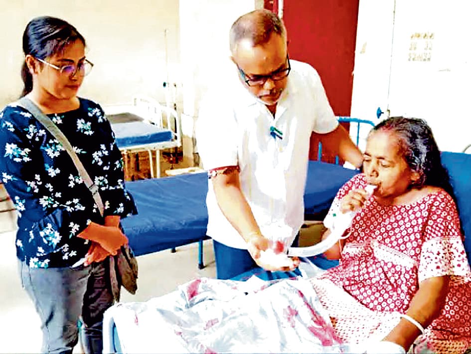 जटिल बीमारी से पीड़ित महिला की जेएनएम के चिकित्सकों ने बचायी जान