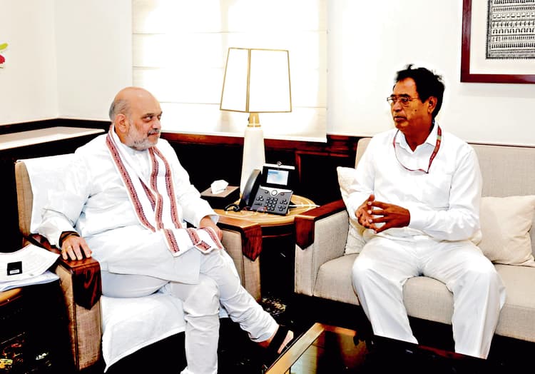 केंद्रीय गृह मंत्री शाह से मिले अनंत महाराज