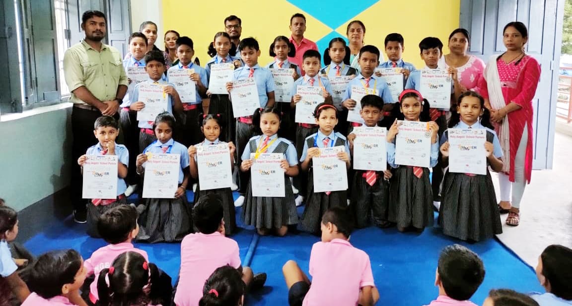 होली एंजेल्स स्कूल में समर कैंप का आयोजन